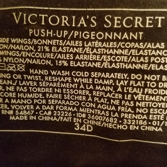 Victoria's Secret Padded Push Up Bra - Picture 2 of 2